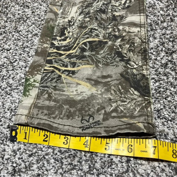 Realtree Camouflage Pants Youth Medium Cotton Outdoor/Hunting See Note - Picture 3 of 11